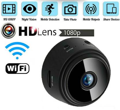 JRONJ Mini Spy Camera Magnet WiFi Hidden Camera Wireless Portable Spy Device Full HD with Long Time Recording Security Camera Audio Video Recorder Camera For Home And Office Spy Camera Security Camera