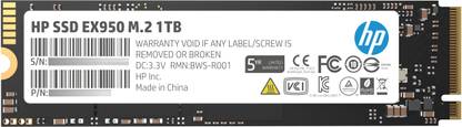 HP HP EX950 1 TB Laptop Black SATA III Internal Solid State Drive (SSD) (EX950 - 1TB)