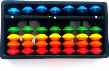 A A Mart Abacus 7 Rod Math Learning Tool for Kids ( Multicolor