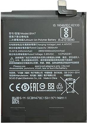 Safa Mobile Battery For  Xiaomi Redmi 6 Pro