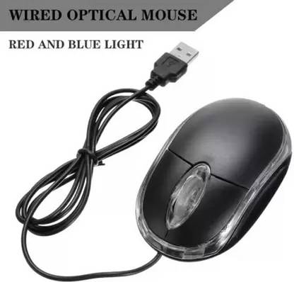 WHISTLE9 USB Wired mouse comes with two buttons, scroll wheel and is Lightweight while handling. Wired Ambidextrous Optical  Gaming Mouse
