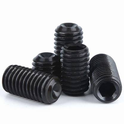 sl sales Bolt M5X 10mm Allen Grub Screw (Allen Key Free) Grub Bolt Grade 12.9 Alloy Steel Black Oxide Allen Screws(Pack Of 10)
