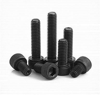 sl sales Bolt M6 X 30MM Allen Bolt Cap Screw (Allen Key Free)Socket Head Cap Screws Grade 12.9 Alloy Steel Black Oxide(Pack Of 10)