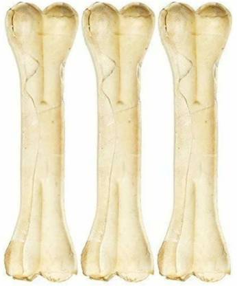 MS PET HOUSE Pressed Dog Bone 6 inches Bones Medium to Adult Dog Chew Treat Beef Dog Chew