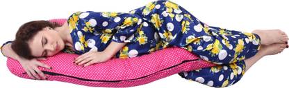 Momsyard Polyester Fibre Solid Body Pillow Pack of 1