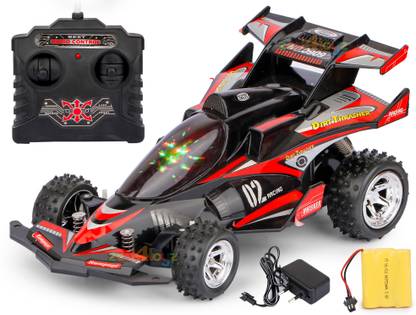 zest 4 toyz Remote Control Real RC Racing Cross Country Race Car with 3D Light & Sound Toy for Kids - Multi Color (Pack of 1)