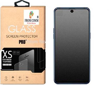 from comm Edge To Edge Screen Guard for INFINIX HOT 10 21D CERAMIC MATTE GAMING TEMPERED GLASS