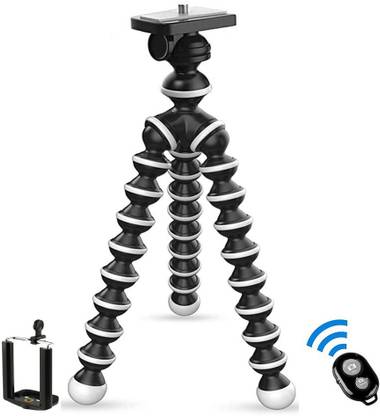 Treadmill NEW gorilla tripod Stand with Universal Mobile Holder for Vlogging Streaming Photography Compatible With All Smartphones, Action Cameras, and DSLR [FREE Bluetooth Remote Shutter] Tripod, Tripod Bracket, Tripod Kit, Tripod Clamp