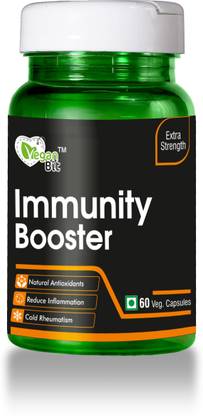 Vegan Bit Natural Immunity booster |Natural Vitamins, minerals, antioxidants - 60 Capsules