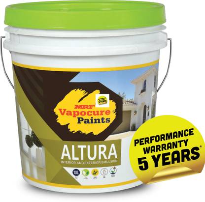 MRF Vapocure paint 30292 SHINE WHITE Emulsion Wall Paint