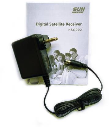 Sun Direct Original Adaptor for SD & HD Set Top Box (12 Volt 1 Amp Ac to Dc Adaptor Original) Power Supply Worldwide Adaptor