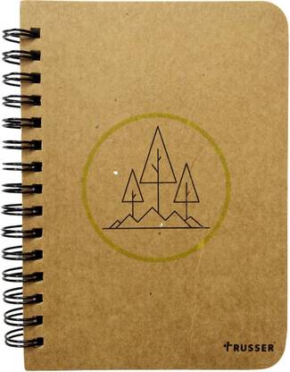 Trusser A6 KRAFT TREE A6 Notebook Ruled 160 Pages