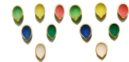 lipi Earthenware (Pack of 12) Table Diya Set