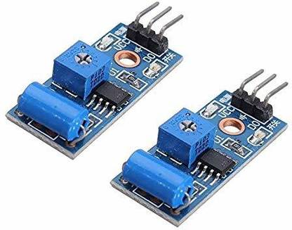 Aktronics SW-420 Vibration Sensor Module Vibration Switch Alarm Sensor Module for Arduino (Pack of 2) Electronic Components Electronic Hobby Kit