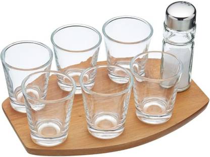 AGAMI (Pack of 6) Tequila shot glass 6 Glass Set Shot Glass