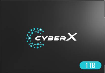 CYBERX CY10 1 TB Laptop Black SATA III Internal Solid State Drive (SSD) (CY10 - 1 TB SSD)