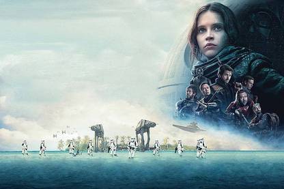 Star Wars Rebel Alliance Jyn Erso Darth Vader Matte Finish Poster B-800 Paper Print
