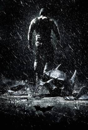 The Dark Knight Rises Batman Movie Poster Mask Matte Finish Poster B-842 Paper Print