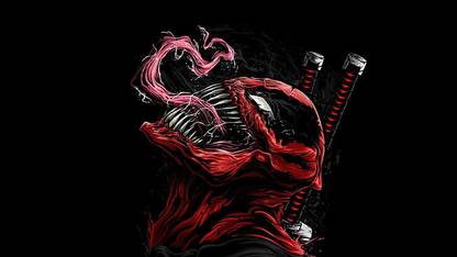 Venom Deadpool Hd Matte Finish Poster B-1276 Paper Print