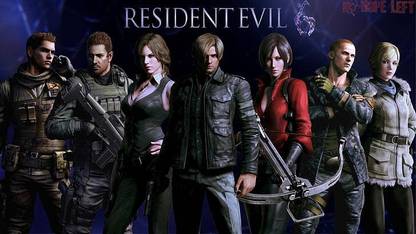 Resident Evil Resident Evil 6 Leon Scott Kennedy Helena Harper Matte Finish Poster B-735 Paper Print