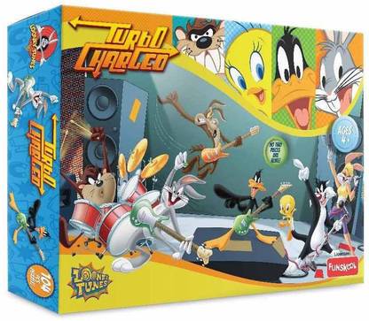 FUNSKOOL LOONEY TUNES TURBO CHARGED JIGSAW PUZZLE SET , CREATIVE, GREAT FOR GIFTS
