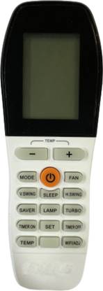 Electvision Remote Control for Ac Compatible with Voltas Turbo Ac (Please Match The Image with Your Existing Remote Before Placing The Order Before) Remote Control for Ac no 248 (Please Match The Image with Your Existing Remote Before Placing The Order Before) Compatible with Voltas Ac Remote Controller