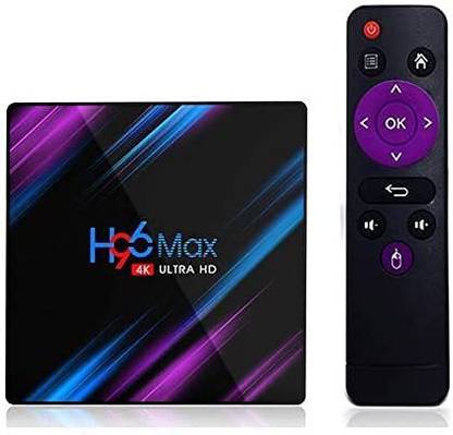 13-HI-13 Android TV Box H2 Color Edition 2GB RAM 32GB ROM Android 10.0 RK3318 17.3 4K TV Box 2.4G / 5G Wi-Fi LAN Bluetooth USB3.0 Media Streaming Device