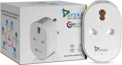 Syska MWP-003 Smart Wi-fi Plug with Power Meter 16Amp