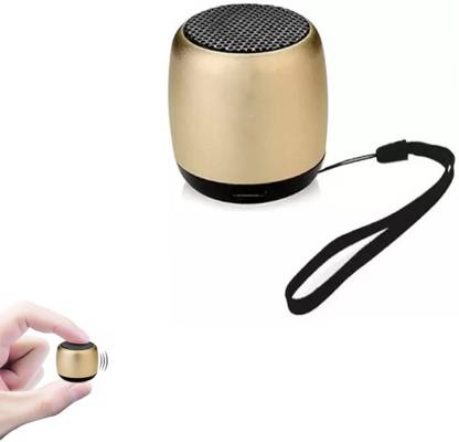 LUKECAGE Bluetooth Speaker with selfie shutter button Small body Big sound smart speaker with hanging rope Built-in Mic Low Harmonic Distortion Easy to Carry compatible with All Smartphones Pocket Size Wireless Coin size metal remote shutter speaker bluetooths promotion mini speakers Mini Boost Wireless Portable Bluetooth Speaker + Carry Pouch with hanging rope Small Body Big Sound Smart Speaker 2 W Bluetooth Speaker