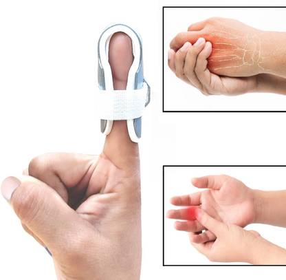 Sale Store Finger Splint with Adjustable Velcro Straps for Pain Relief (1Pc) Multicolor Splints