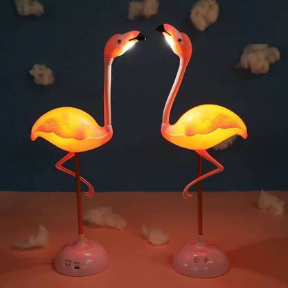 Sai Globe Flamingo Table Lamp & Night Light / Decorative Night Lamp /Bird Shape Night Lamp Night Lamp
