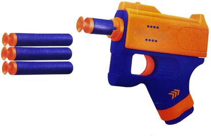 Dhinchak Soft Bullet Gun with 3 Foam Bullets for Kids 8 Plus, Durable and Safe Design, Easy to Operate Playtime Guns for Shooting Imaginary Targets Guns & Darts