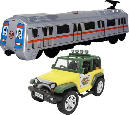 Wishmaster Set of 2 Combo Metro + Jungle Safari Toys for Kids