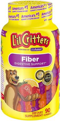 Lil Critters Kids Fiber Gummy Bears Supplement, 90 Count