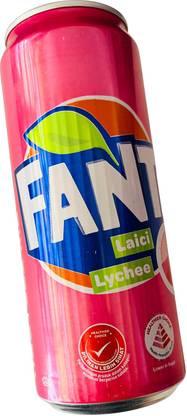 Fanta Lychee Flavour Soft Drink Can Imported 320ml Can