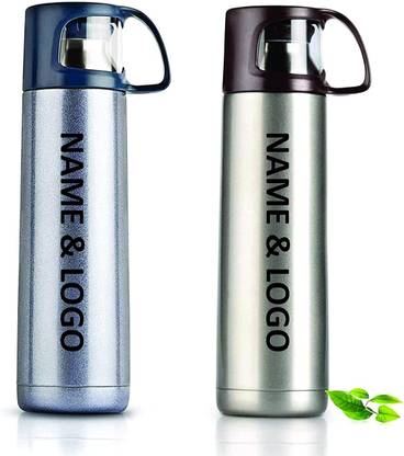 COVVO Vacuum Travel Flask Hot & Cold Bottle, with Customized Name & Logo 700 ml Flask
