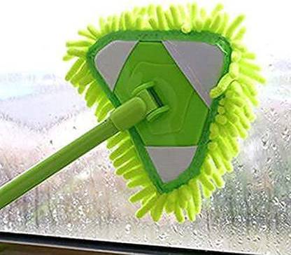 SHARPNAL Flexible Lazy Triangle Cleaning Mop Nylon Wet and Dry Broom