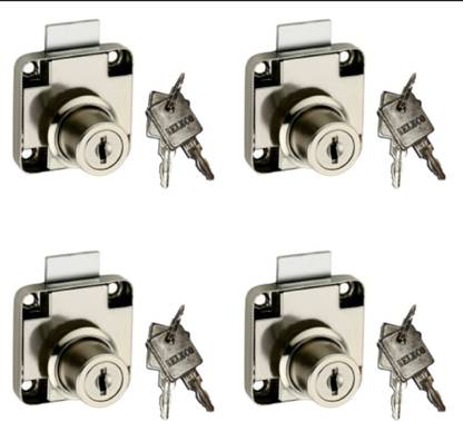 max deals Drawer Lock/ Cabinet Security Lock with Normal Key Pack of 4 Locks Rev-A-Lock Cabinet Security System