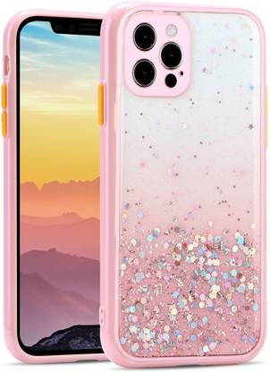 VONZEE Back Cover for iPhone 13 Pro Max Glitter Sequin Gradient Case, Bling Glitter Design Transparent Shockproof Case