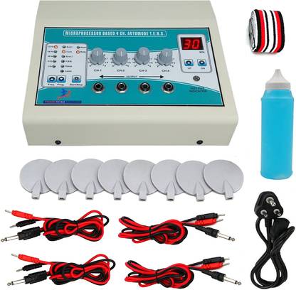 Tycoon Physio Solutions Electrotherapy Equipment Tens 4 Channel Auto Mode With 6 Program Physiotherapy Physiotherapy Electrotherapy Device