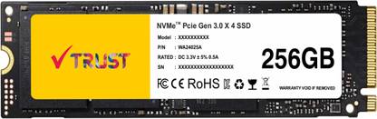 V TRUST VT -NV 256 GB Laptop Black SATA III Internal Solid State Drive (SSD) (VT2280-NV)