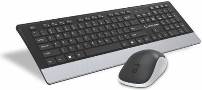 Mq Wireless Membrane Keyboard and Mouse Optical Combo Smartoo (Black/Silver) Combo Set