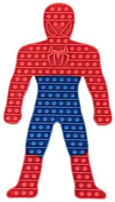 Galactic Big Size Spider Man pop it Fidget Toy, Big pop it Toys, pop it Toy Big Size, Fidget Toys pop it, Jumbo pop it(Extra Large Spider Man) multicolor