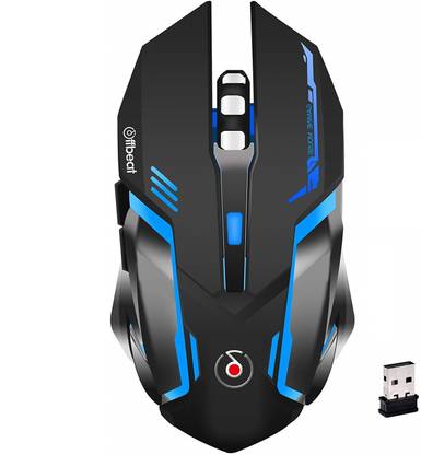 Offbeat RIPJAW 2.4Ghz Rechargeable Wireless Gaming Mouse - 7D Buttons, DPI : 1600,2400,3200, Mice for PC Laptop (Light Weight) Wireless Ambidextrous Laser  Gaming Mouse