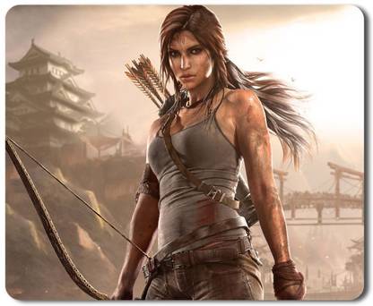 Pigx Eagletail India Tomb Raider Mouse Pad Non Slip Base Mousepad