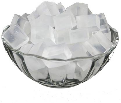 Leela Organic Transparent Glycerine Melt and Pour Base DIY Handmade Soap Raw Material :Net 2 kg (1kg x2 pack = 2000gm)