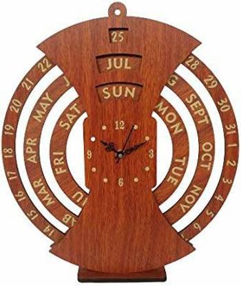 DP Decor Clock Analog Wooden Clock