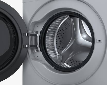Haier 8 kg Fully Automatic Front Load Washing Machine Silver