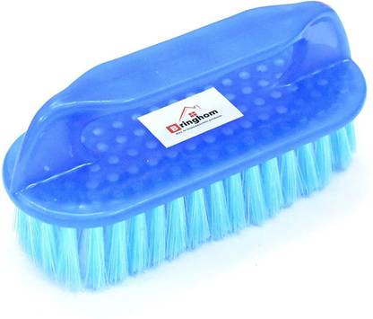 Bringhom Handle Cloth Brush for Washing/Cleanin Brush (1U) Plastic Wet and Dry Brush