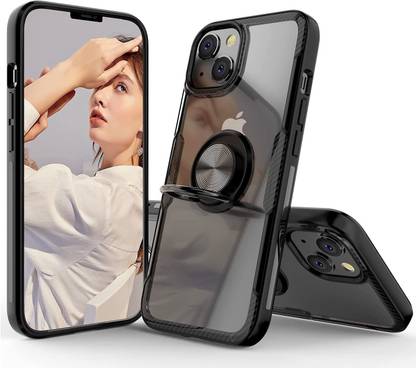 REALCASE Back Cover for iPhone 13 (6.1), Full Body Crystal Clear Protective Anti-Scratch Shockproof Case